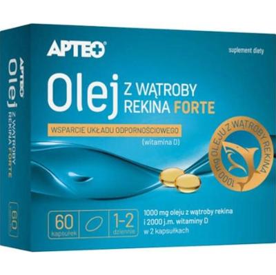APTEO Olej z wątroby rekina Forte x 60 kapsułek