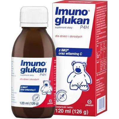 Imunoglukan P4H płyn dla dzieci i dorosłych 120ml