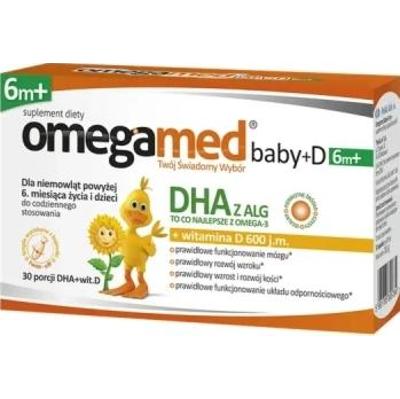 Omegamed Baby+D 6+ x 30 kapsułek