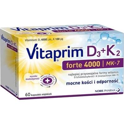 Vitaprim D3 Forte 4000 + K2 x 60 kapsułek