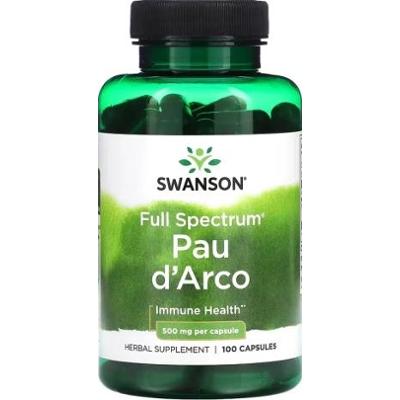 SWANSON Full Spectrum Pau d'Arco 500mg x 100 kapsułek