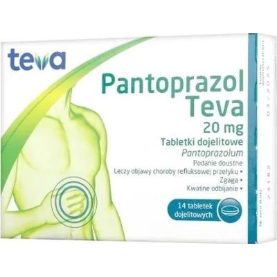 Pantoprazol Teva 20mg x 14 tabletek