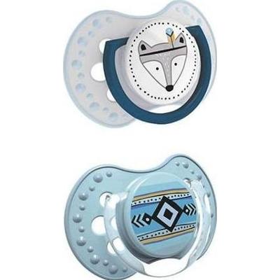 LOVI Smoczek gryzak dynamiczny Indian Summer (3-6 m-cy) x 2 sztuki 22/856 boy