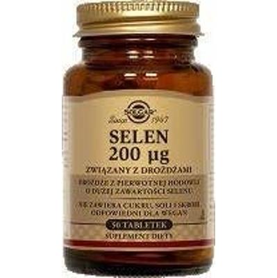 SOLGAR Selen 200µg związany z drożdżami x 50 tabletek