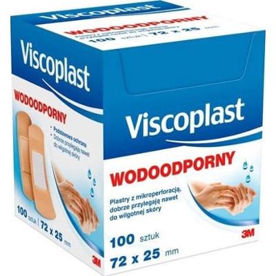 Viscoplast Plaster wodoodporny 7,2 x 2,5cm x 100 sztuk