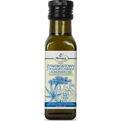 Olej żywokostowy z podagrycznikiem i konopiami CBD 100ml