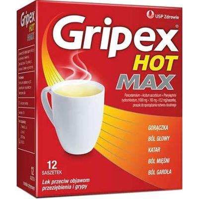 GRIPEX Hot MAX x 12 saszetek