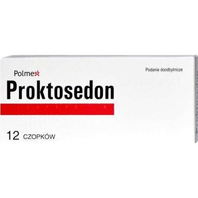 PROKTOSEDON (Proctosone) x 12 czopków