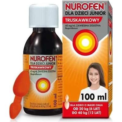 NUROFEN dla dzieci Junior 40mg/ml truskawkowy 100ml