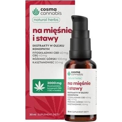 Cosma Cannabis Na mięśnie i stawy olejek 30ml