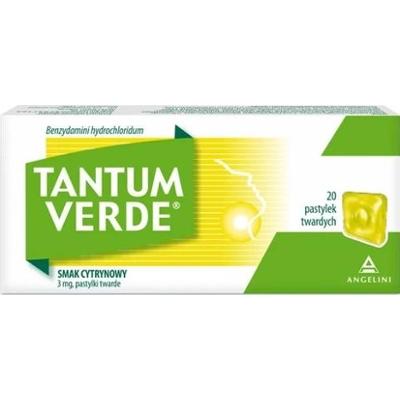 Tantum Verde smak cytrynowy x 20 pastylek do ssania