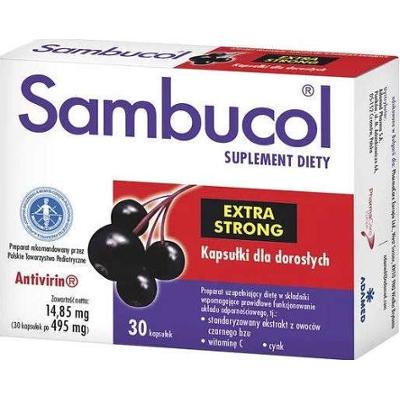 SAMBUCOL EXTRA STRONG x 30 kapsułek