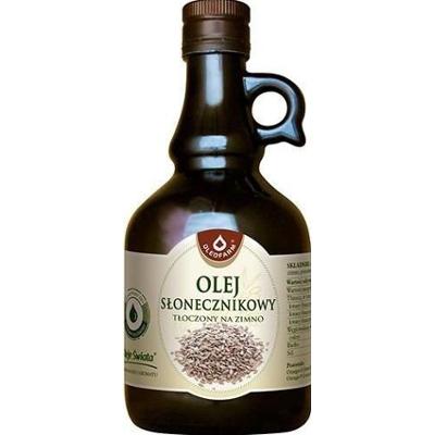 Olej słonecznikowy tłoczony na zimno 500ml