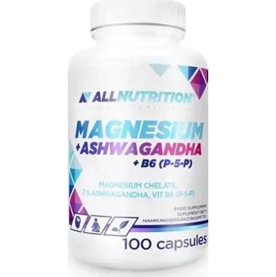 Allnutrition Magnesium + Ashwagandha + B6 (P-5-P) x 100 kapsułek