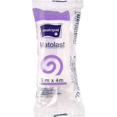 MATOLAST Bandaż podtrzymujący elastyczny tkany o wysokiej rozciągliwości 4m x 6cm x 1 sztuka