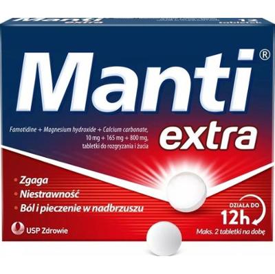 Manti Extra x 12 tabletek do rozgryzania i żucia