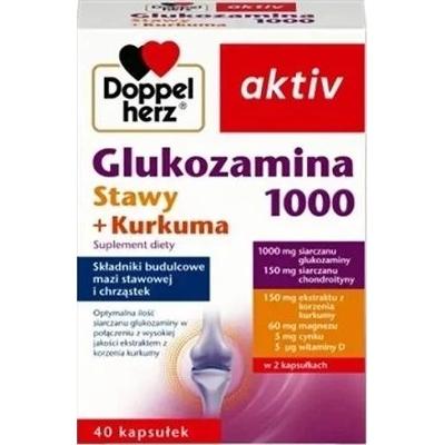Doppelherz Aktiv Glukozamina + Kurkuma x 40 kapsułek