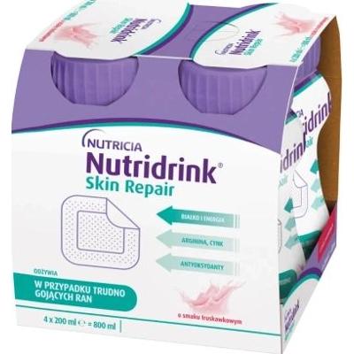 Nutridrink Skin Repair o smaku truskawkowym 200ml x 4 sztuki