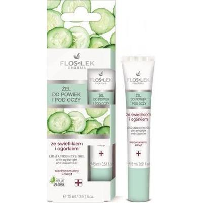 FLOSLEK PHARMA Żel do powiek i pod oczy świetlik i ogórek 15ml