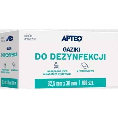 APTEO CARE Gaziki do dezynfekcji x 100 sztuk