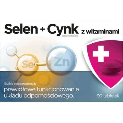 Selen + cynk z witaminami x 30 tabletek