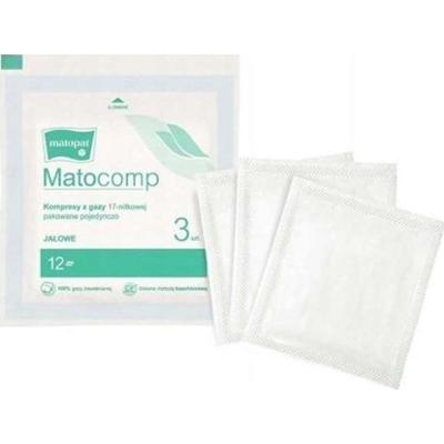 Matocomp kompresy gazowe 7x7 12-warstwowe x 3 sztuki