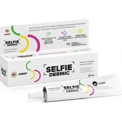 SELFIEDERMIC Krem kryjąco-matujący do twarzy 01 jasny 20ml