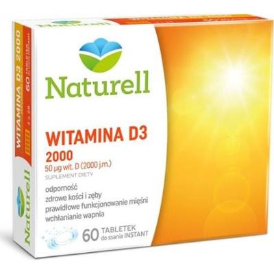 Witamina D3 2000j.m x 60 tabletek do ssania