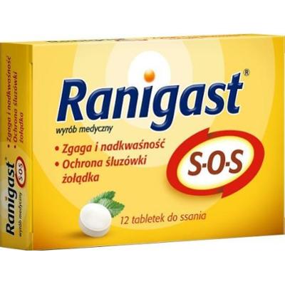 Ranigast S.O.S x 12 tabletek do ssania