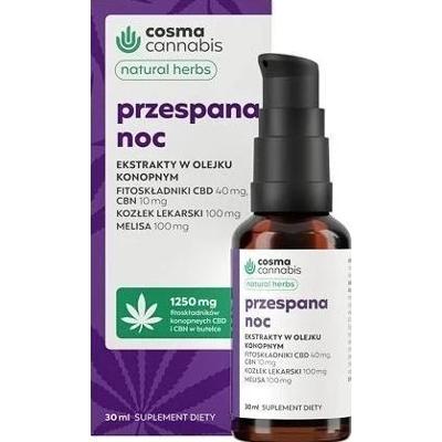 Cosma Cannabis Przespana Noc krople 30ml