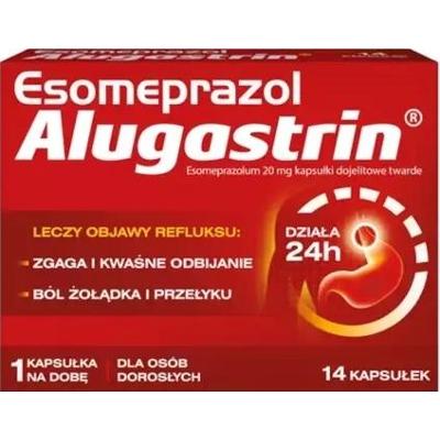 Esomeprazol Alugastrin x 14 kapsułek