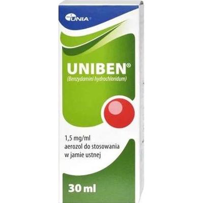 UNIBEN aerozol do stosowania w jamie ustnej 30ml