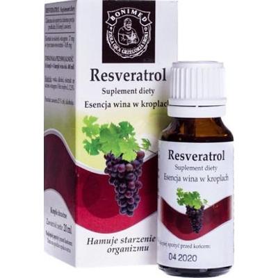 Resveratrol esencja wina w kroplach 20ml