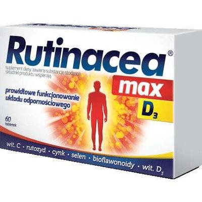 Rutinacea Max D3 x 60 tabletek-krótka data