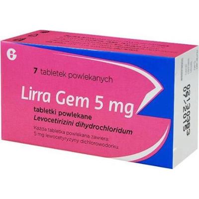 Lirra Gem 5mg x 7 tabletek