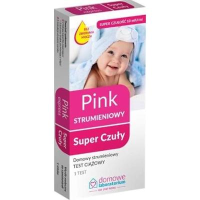 Pink Super Czuły test ciążowy strumieniowy x 1 sztuka