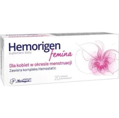 Hemorigen femina x 20 tabletek