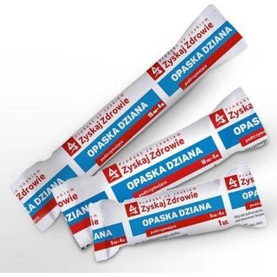 Opaska dziana podtrzymująca 4 x 10cm x 1 sztuka