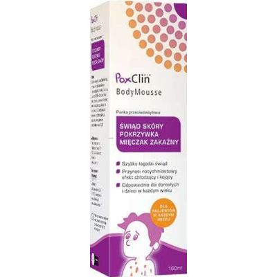 Poxclin BodyMousse pianka przeciwświądowa 100ml