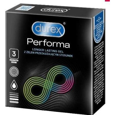 PREZERWATYWA DUREX Performa x 3 sztuki