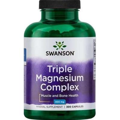 SWANSON Triple Magnesium Complex 400mg x 300 kapsułek