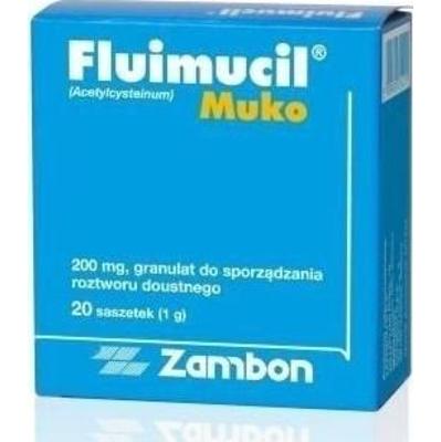 FLUIMUCIL MUKO 200mg x 20 saszetek