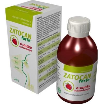 Zatocan Forte syrop o smaku truskawkowym 240g