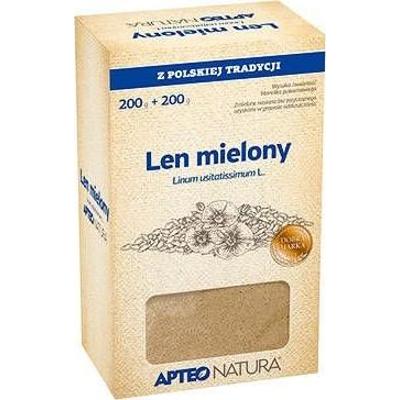 APTEO NATURA Len mielony 200g+200g