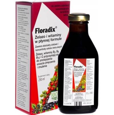 Floradix Żelazo i Witaminy tonik 250ml