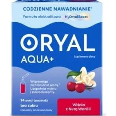 Oryal Aqua+ Wiśnia z nutą wanilii x 14 saszetek