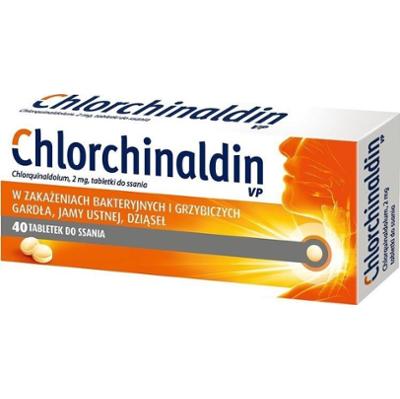 CHLORCHINALDIN x 40 tabletek do ssania