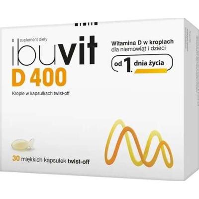 IBUVIT D 400 j.m x 30 kapsułek twist-off