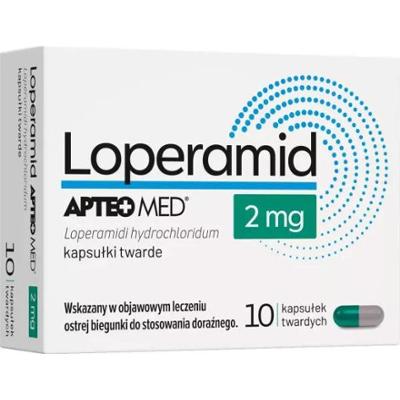 Loperamid APTEO MED 2mg x 10 kapsułek