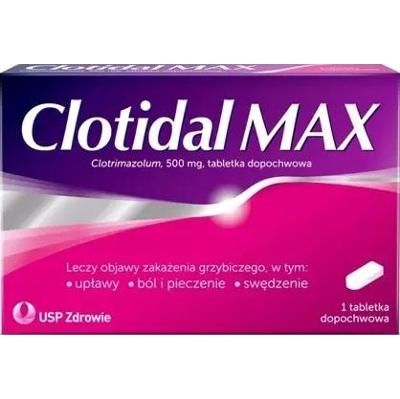 Clotidal Max 500mg x 1 tabletka dopochwowa